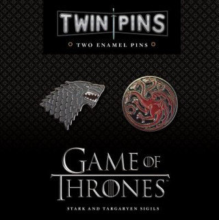 Game of Thrones Twin Pins: Stark and Targaryen Sigils