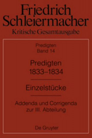 Predigten 1833-1834