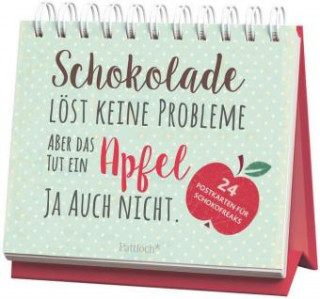 Schokolade löst keine Probleme, aber das tut ein Apfel ja auch nicht