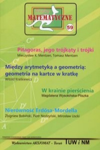 Miniatury matematyczne 59 Pitagoras jego trojkaty i trojki