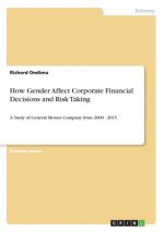 How Gender Affect Corporate Financial Decisions and Risk Taking