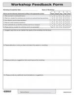 Workshop Feedback Form