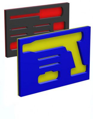 Tool Kit Foam: Yellow/Blue