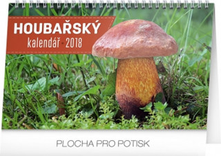 Kalendář stolní 2018 - Houbařský, 23,1 x 14,5 cm