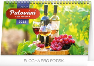 Kalendář stolní 2018 - Putování za vínem, 23,1 x 14,5 cm