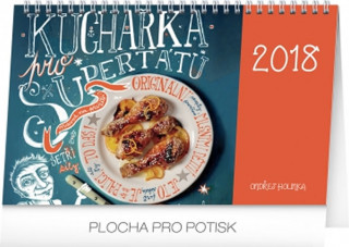 Kalendář stolní 2018 - Kuchařka pro supertátu, 23,1 x 14,5 cm