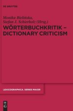 Woerterbuchkritik - Dictionary Criticism