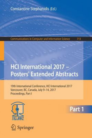 HCI International 2017 ? Posters' Extended Abstracts