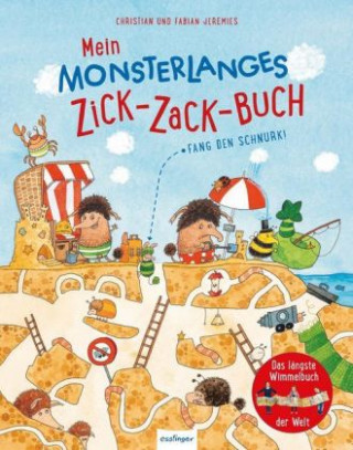 Mein monsterlanges Zick-Zack-Buch: Fang den Schnurk!