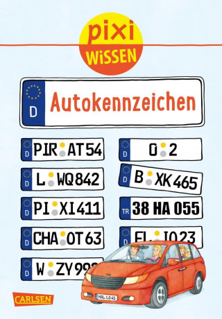 Pixi Wissen 102: VE 5 Autokennzeichen