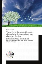 Transferts d'apprentissage, domaines de connaissances dans les écoles