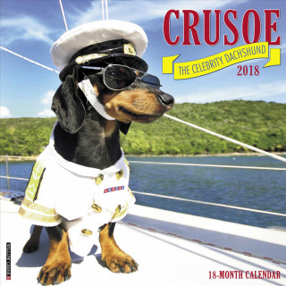 Crusoe the Celebrity Dachshund 2018 Wall Calendar (Dog Breed Calendar)