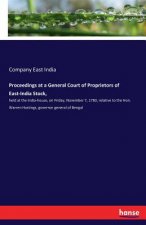Proceedings at a General Court of Proprietors of East-India Stock,