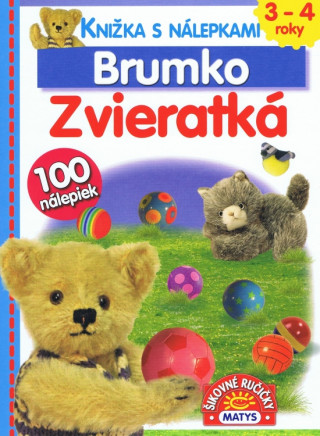 Knižka s nálepkami Brumko - zvieratká