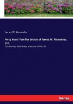 Forty Years' Familiar Letters of James W. Alexander, D.D.