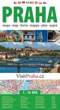 Praha - plán města 1:16 000