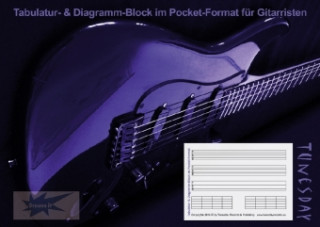 Tabulatur- & Diagramm-Block für Gitarristen im Pocketformat