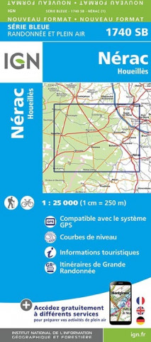 Nerac Houeilles 1:25 000