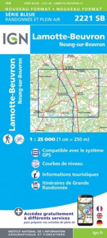 Lamotte Beuvron Neung-sur-Beuvron 1:25 000