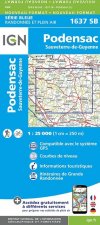 Podensac Sauveterre-de-Guyenne 1:25 000