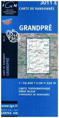 3011SB Vouziers Grandpre 1:25 000