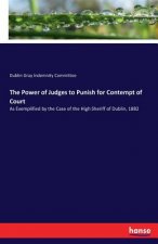 Power of Judges to Punish for Contempt of Court