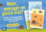 Mehr, weniger oder gleich viel?