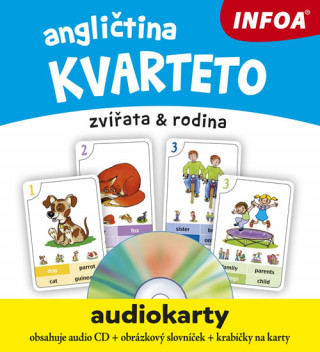 Angličtina kvarteto zvířata & rodina