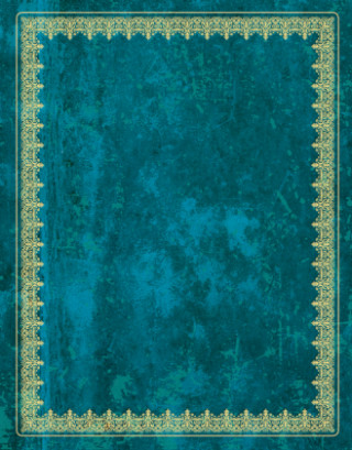 Blank Book Lederlook blau (klein) - Einschreibebuch / Notizbuch
