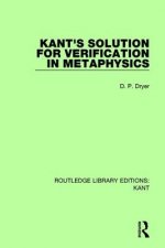Kant's Solution for Verification in Metaphysics