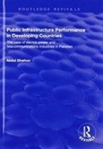 Public Infrastructure Performance in Developing Countries