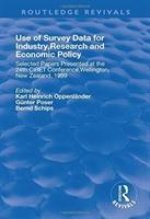 Use of Survey Data for Industry, Research and Economic Policy
