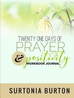 Twenty One Days of Prayer & Positivity Workbook Journal