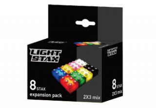 Light Stax, Bausteine, Zusatzsteine mix (8 Stax 2x3)