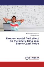 Random crystal field effect on the kinetic Ising spin Blume Capel mode
