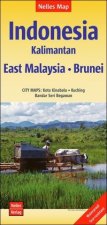Nelles Map Landkarte Malaysia: East - Brunei - Indonesia: Kalimantan