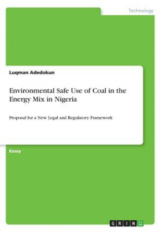 Environmental Safe Use of Coal in the Energy Mix in Nigeria