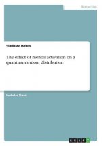 The effect of mental activation on a quantum random distribution