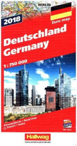 Straßenkarte Deutschland  1:750 000 Ausgabe 2018