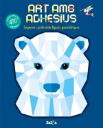 Art amb adhesius - Ós polar