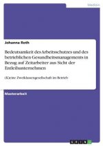 Bedeutsamkeit des Arbeitsschutzes und des betrieblichen Gesundheitsmanagements in Bezug auf Zeitarbeiter aus Sicht der Entleihunternehmen