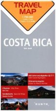 Travelmap Reisekarte Costa Rica 1:700.000