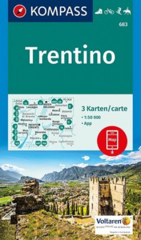 KOMPASS Wanderkarte Trentino