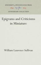 Epigrams and Criticisms in Miniature