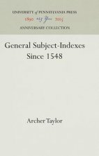 General Subject-Indexes Since 1548