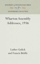 Wharton Assembly Addresses, 1936