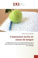 L'expression écrite en classe de langue