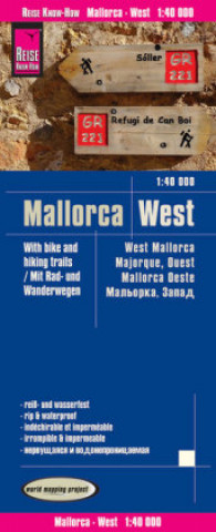 Reise Know-How Rad- und Wanderkarte Mallorca West (1:40.000)