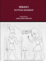 ERMAN'S EGYPTIAN GRAMMAR
