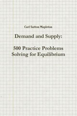 Demand and Supply: 500 Practice Problems Solving for Equilibrium